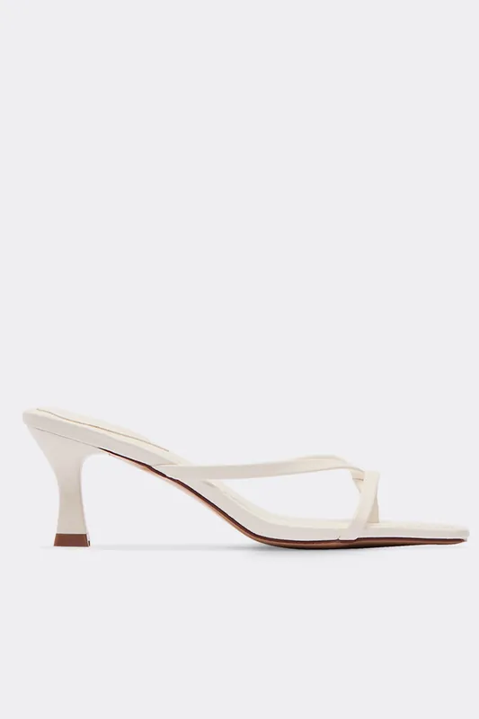 Mule Style Faux Leather Chunky Sandals - EGO