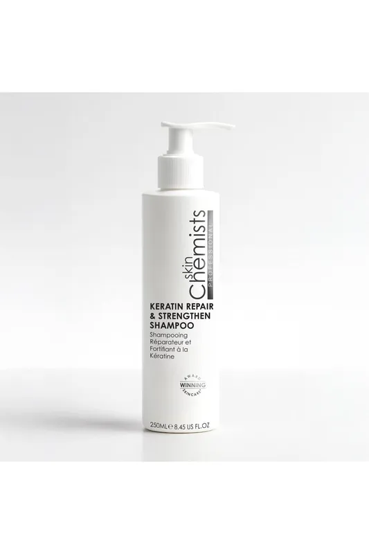 Keratin Repair & Strengthen Shampoo 250ml for Hydration and Skin Texture - skinChemists professional