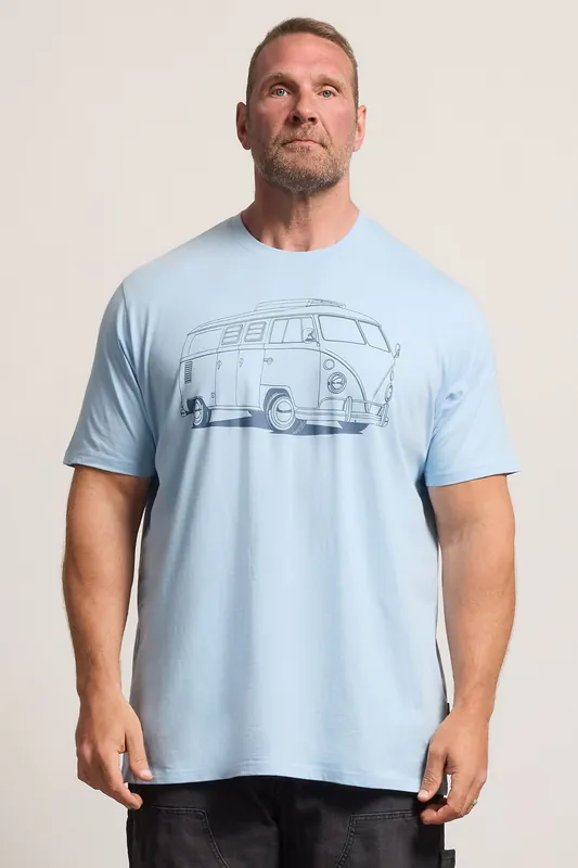 Extra Long Campervan Graphic T-Shirt