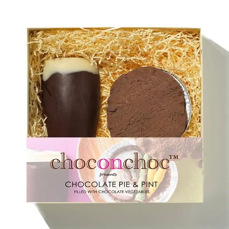 Chocolate Pie And Pint Gift Box - CHOC ON CHOC