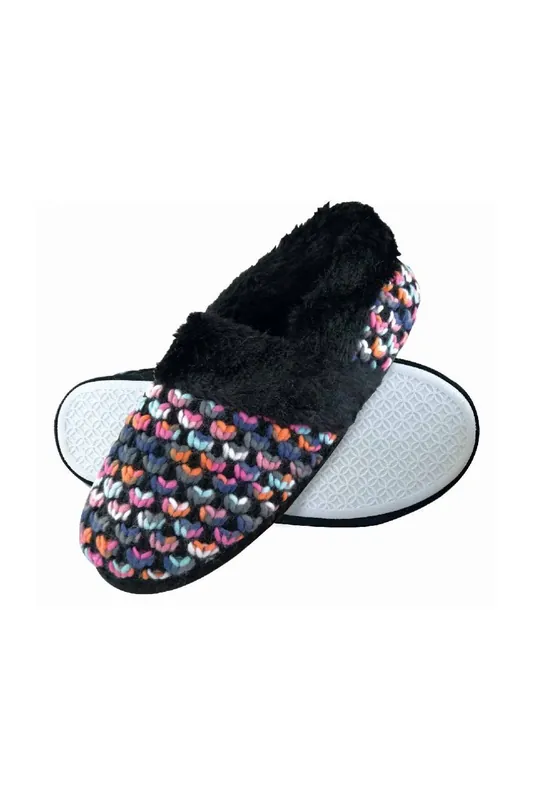 Cute Plush Winter Knitted House Slippers - Dunlop