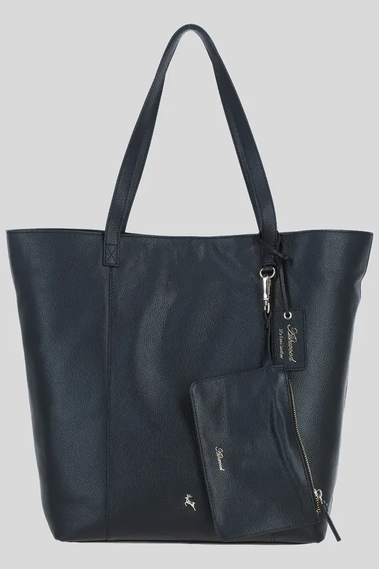 'Serela' Real Leather Shoulder Bag with Detachable Pouch - Ashwood Leather