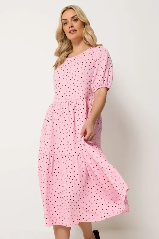 Polka Dot Tiered Dress - Yours