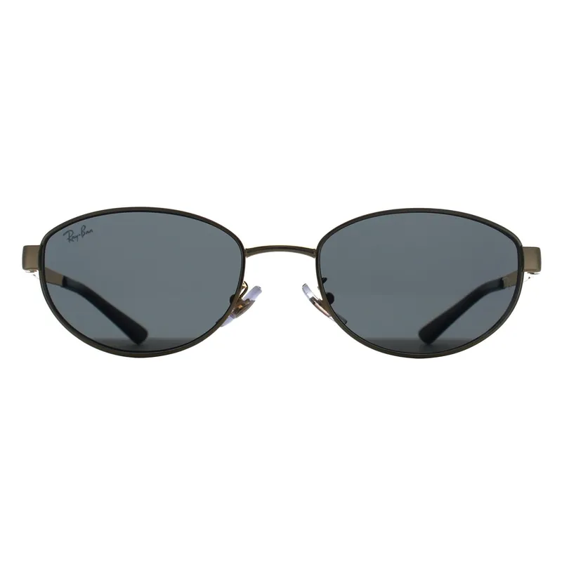 Oval Polished Arista Gold Dark Grey RB3774D - Ray-Ban