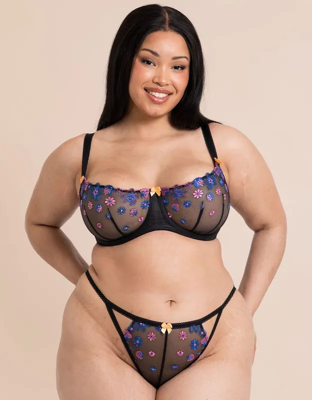 Strawberry Crush Balcony Bra Wired Lingerie - Curvy Kate
