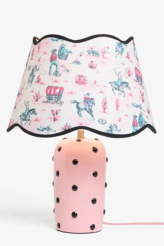 Pink Cowgirl Scallop Spot Table Lamp - Cath Kidston