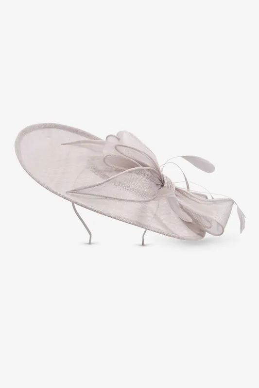 Mink Large Bow Hat Fascinator - Jon Richard