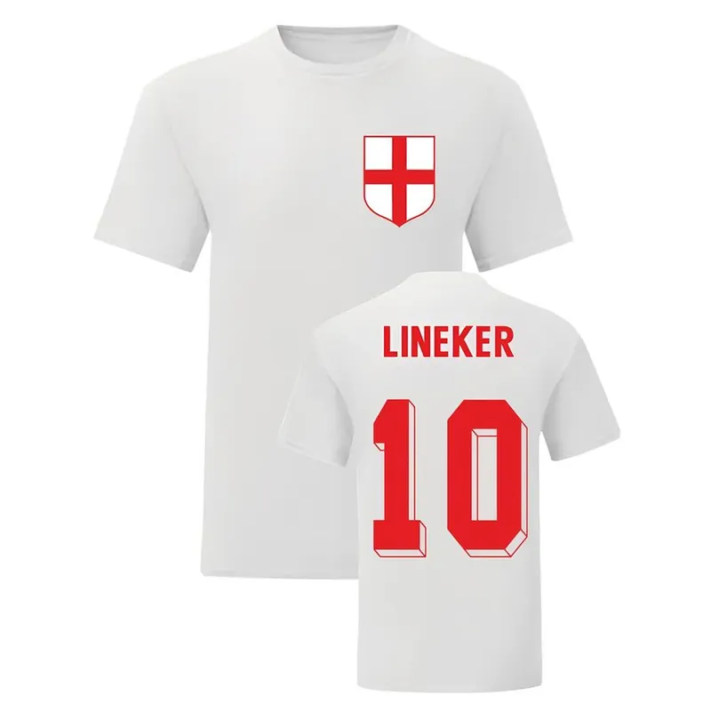 Mens Gary Lineker National Hero Tee - England