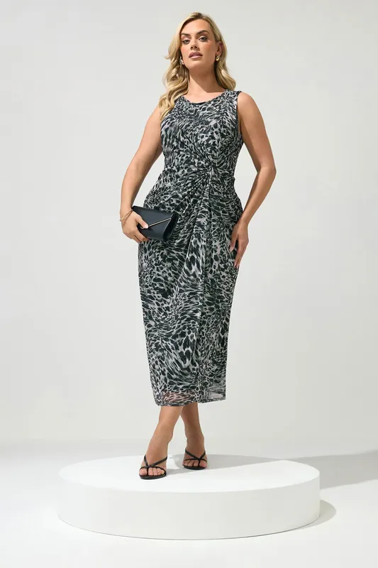 Animal Print Maxi Dress - Yours