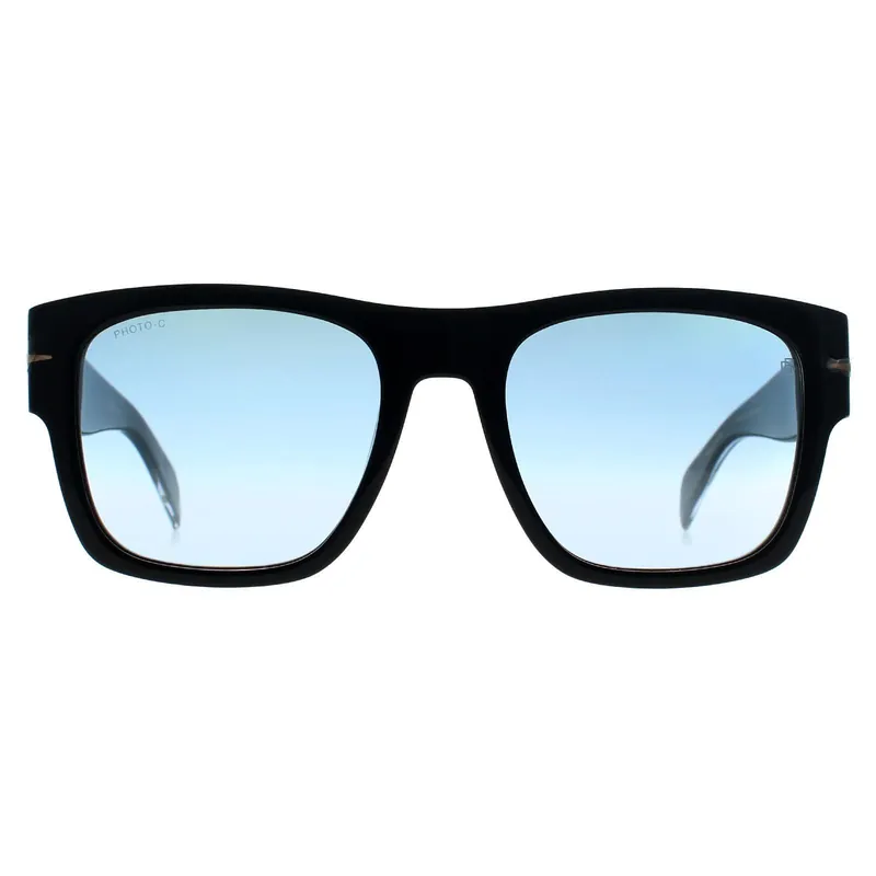 Square Black Blue Gradient DB 7000/S - David Beckham