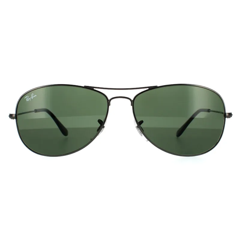 Aviator Gunmetal Green Sunglasses - Ray-Ban