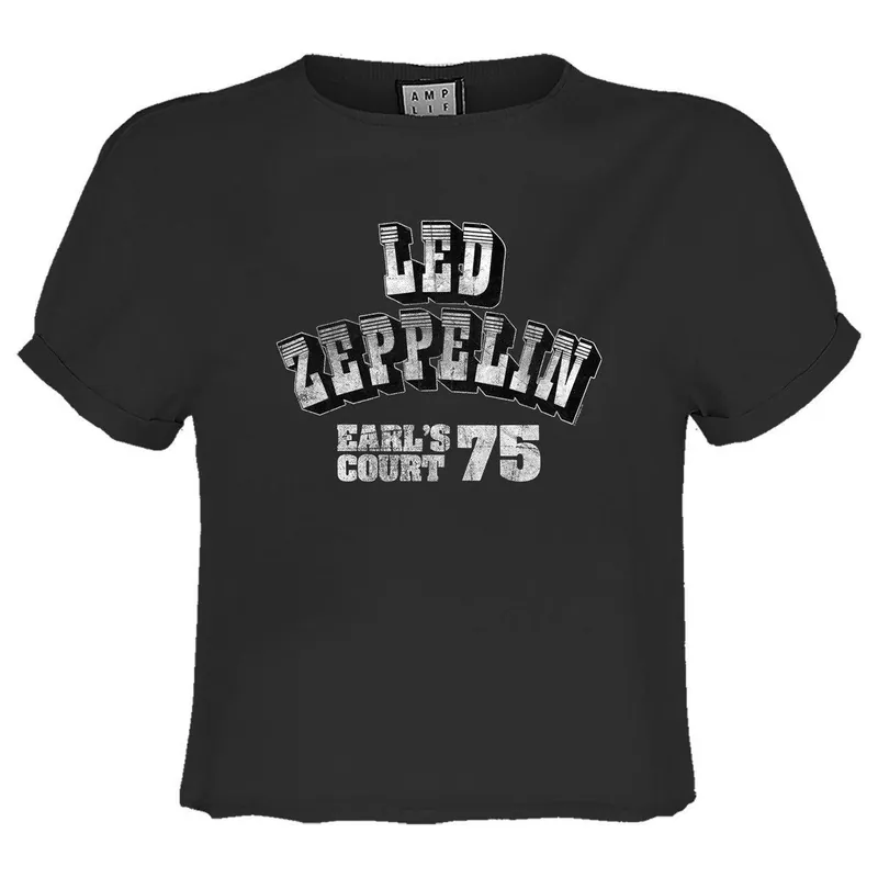 Earl´s Court 75 Led Zeppelin Crop Top - Amplified