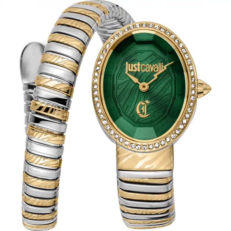 JC1L353M0065 Signature Snake 22mm Quartz Watch - Just Cavalli