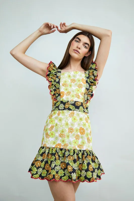 Ruffle Mini Dress - Shnoo
