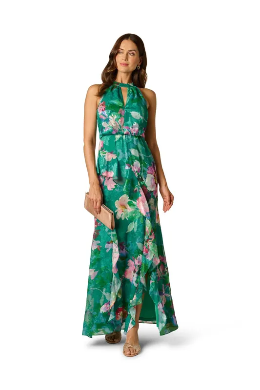 Printed Mermaid Dress - Adrianna Papell