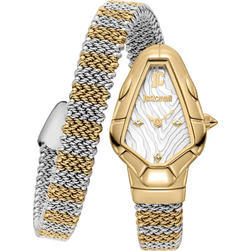 JC1L426M0055 Signature Snake 21mm Quartz Watch - Just Cavalli