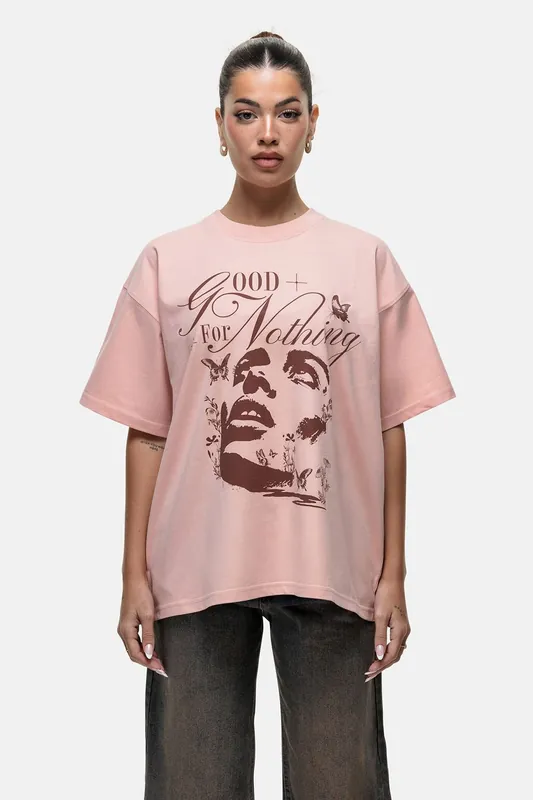 Graphic Print Oversized T-Shirt