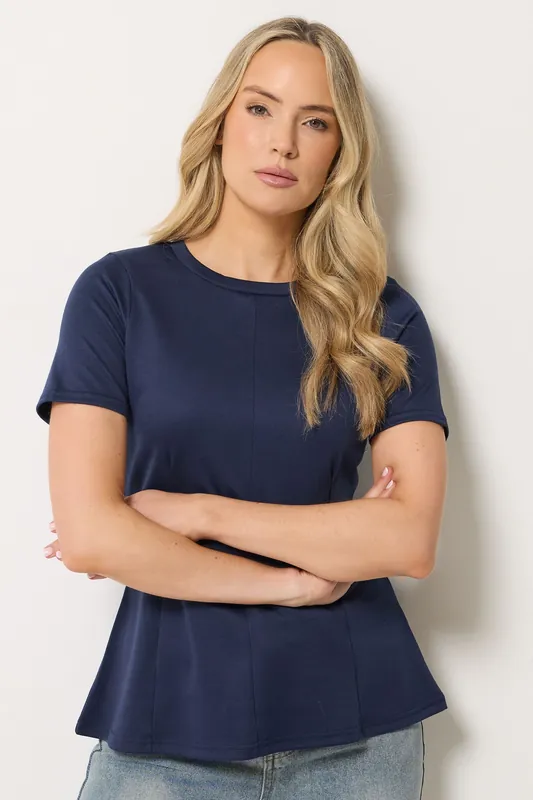 Tall Seam Front Peplum Top - Long Tall Sally