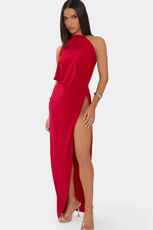 Sleeveless Open Back Maxi Dress - EGO