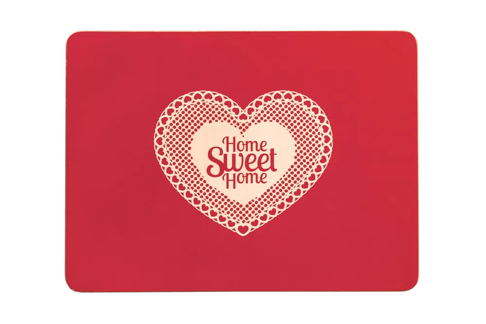 Set Of Four Home Sweet Home Cork Placemats - Orsina
