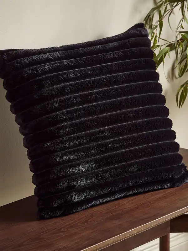 'Cosy Ribbed' Cushion - Catherine Lansfield