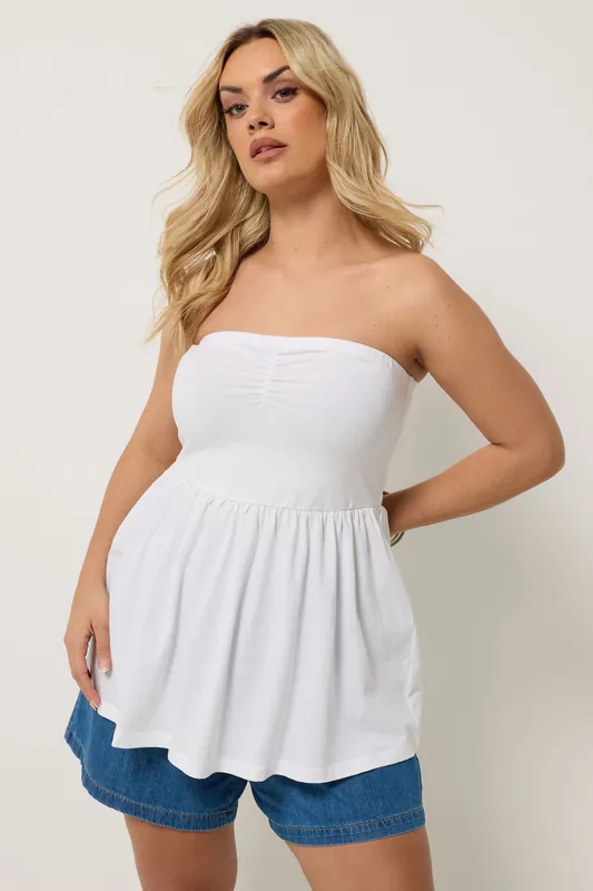Peplum Bandeau Top - Yours