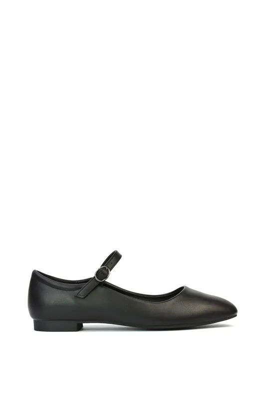 Allegra' Mary Jane Square Toe Ballet Shoes - XY London