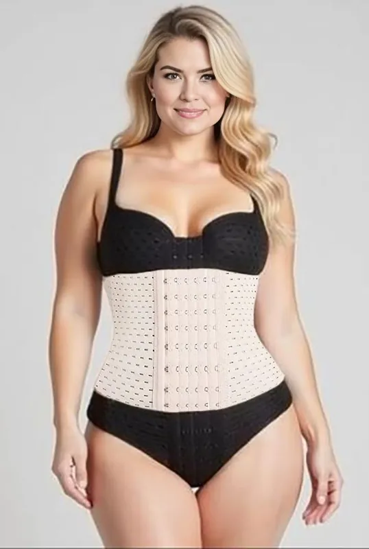 Womens Shapewear Figure8 Size 10 Waist Shaping Lace Corset Tan - FIGURE8 SHAPEWEAR