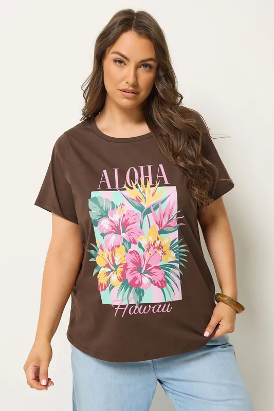 Aloha Hawaii' Graphic T-Shirt