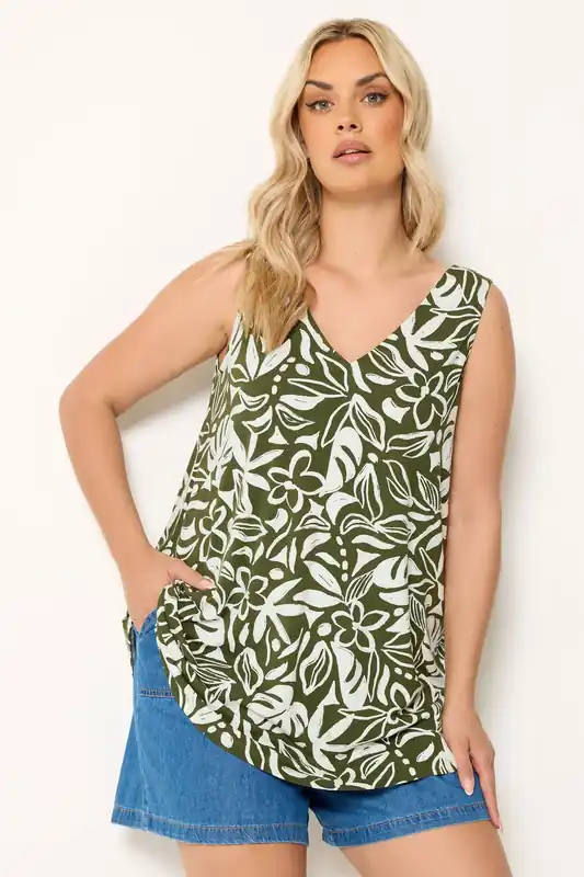 Floral Swing Vest Top - Yours