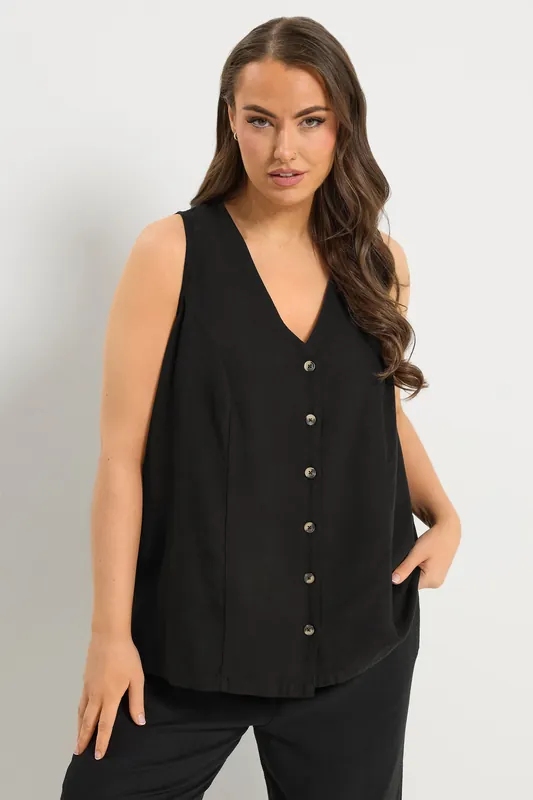 Woven Linen Waistcoat - Yours