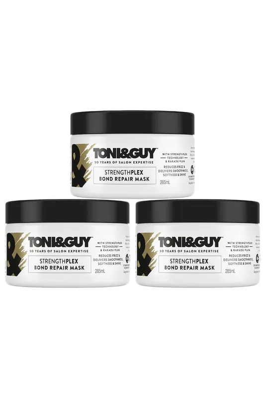 Bond Repair 'Hair Mask' 285ml 3 Pack StrengthPlex Formula - Toni & Guy