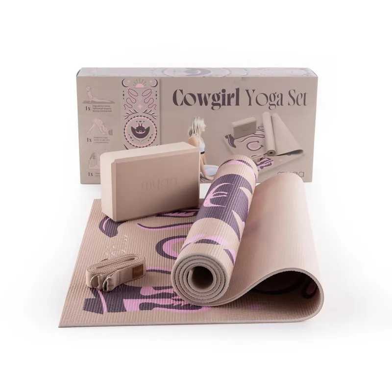 Myga Printed Yoga Set - Gumamela Blossom