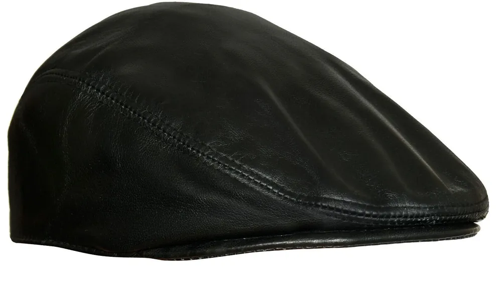 Leather Peaky Blinders Newsboy Flat Hat - Infinity Leather
