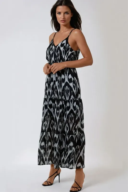 Strappy Wrap Maxi Dress - Aftershock London