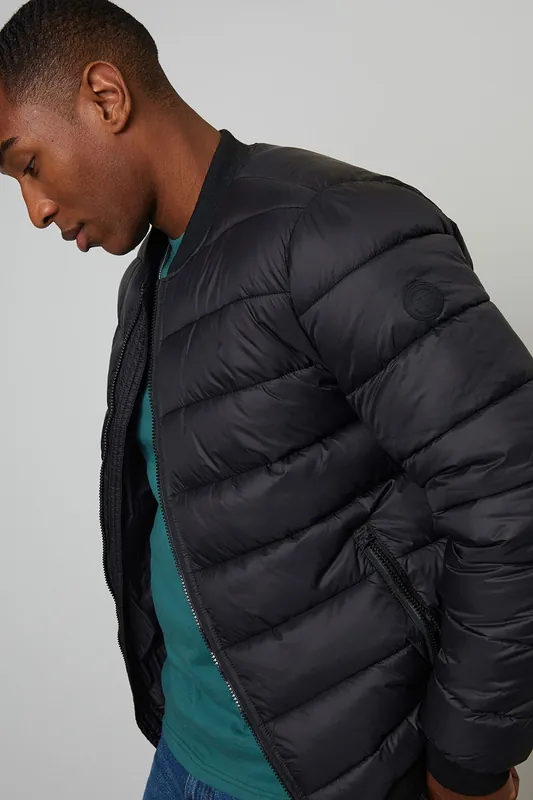 Quilted Bomber Jacket - Threadbare