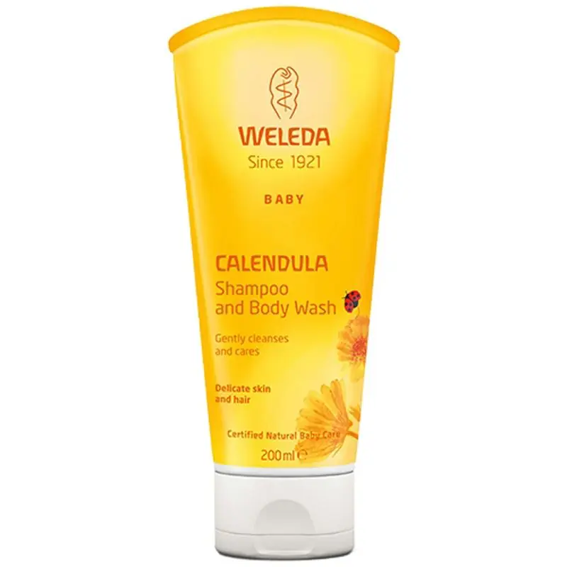 Calendula Oil Shampoo & Body Wash 200ml - Weleda