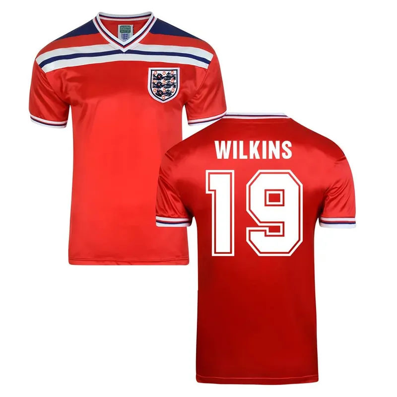 Mens Score Draw World Cup 1982 Away Shirt - Wilkins 19