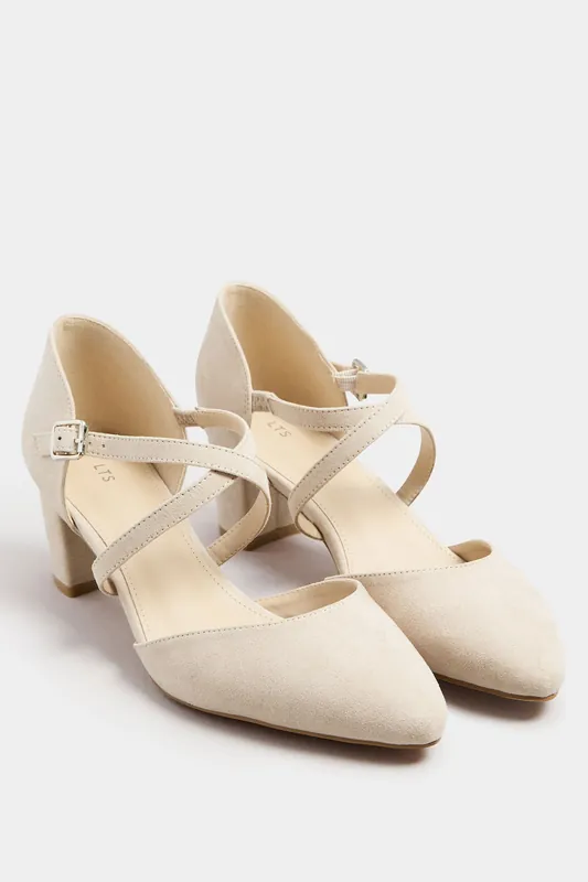Cross Strap Mary Jane Heels - Long Tall Sally