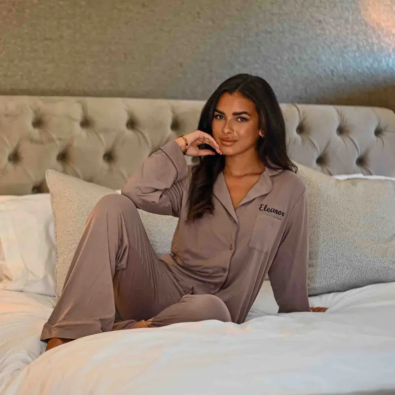 Personalised Super Soft Jersey Long Pyjamas - Lulabay