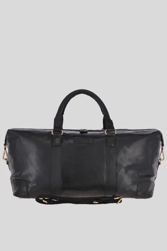 Large Real Leather Vintage Holdall - Ashwood Leather