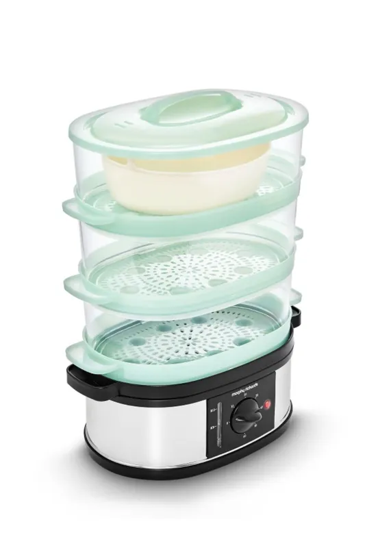 3 Tier Food Steamer - Morphy Richards