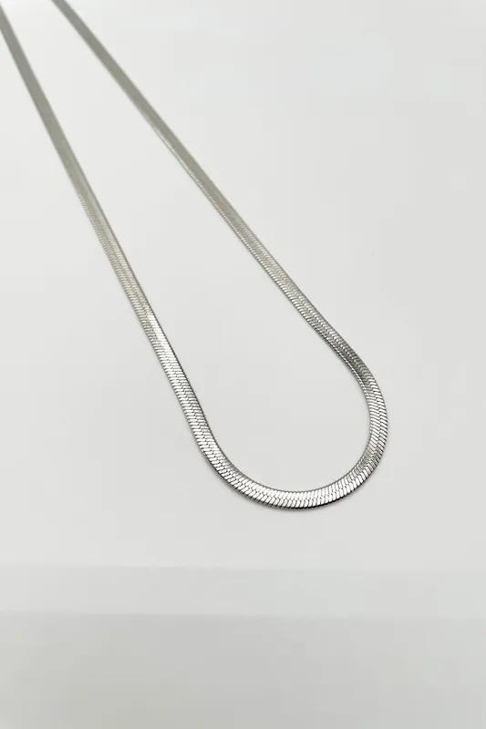 Slim Snake Chain Necklace - SVNX