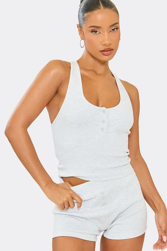 Sleeveless Halter Neck Vest - EGO