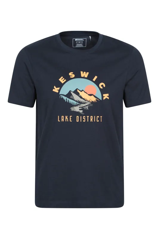 Keswick' Lightweight Casual Soft Short Sleeve 100% Cotton T-Shirt