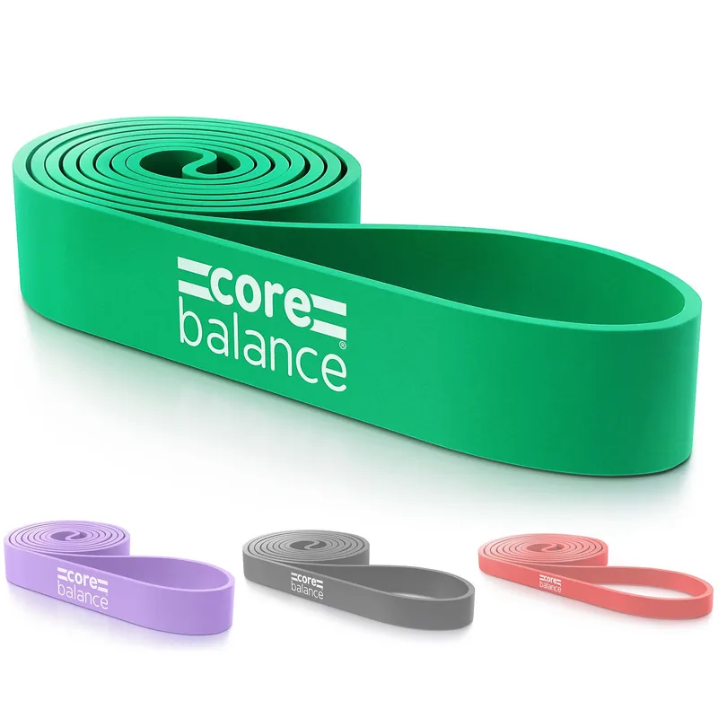 Pull Up Resistance Band Exercise Latex Extra Heavy 22 To 56kg - Core Balance