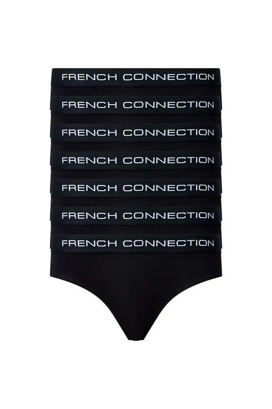 7 Pack Cotton Ladies Briefs - French Connection