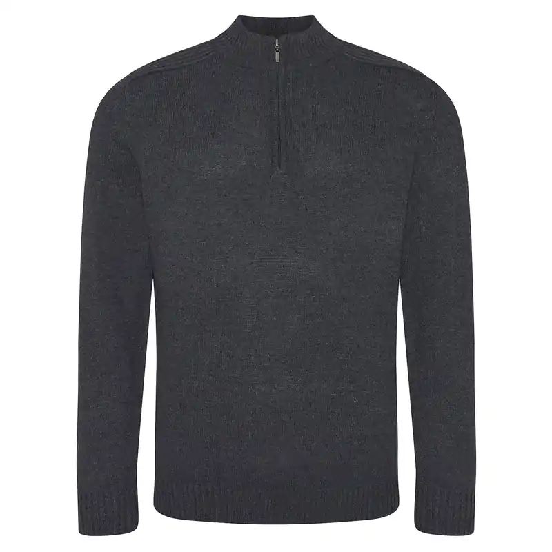 Wakhan Knitted Quarter Zip Sweatshirt - Ecologie
