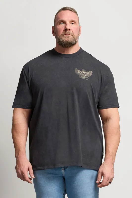 Graphic Acid Wash T-Shirt