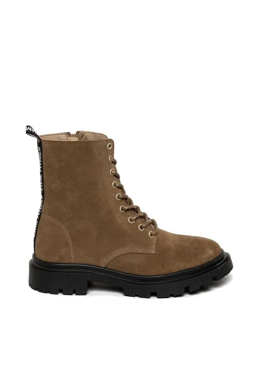 Rhonda Ankle Boot Brown' Suede Boots - STEVE MADDEN